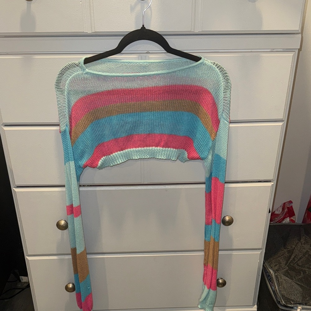 Colorful Striped Women's Sweater